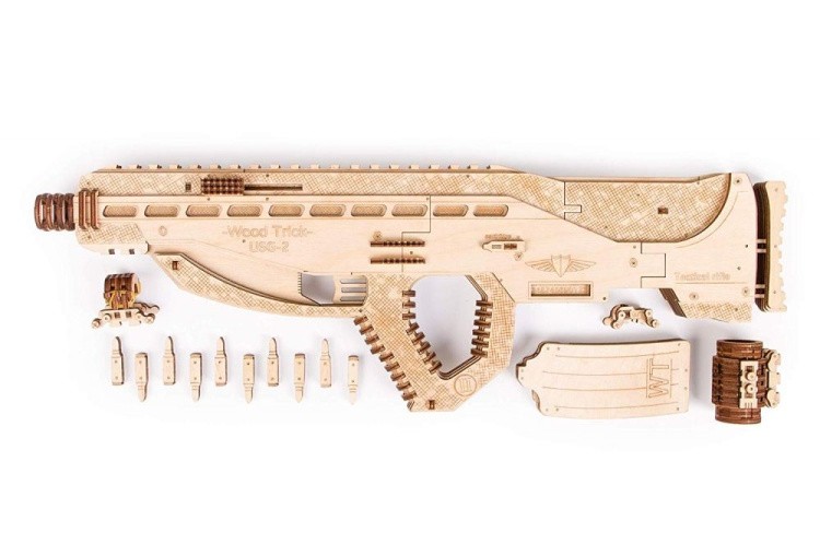 Конструктор из дерева «Штурмовая винтовка USG-2», Wood Trick — картинка 2