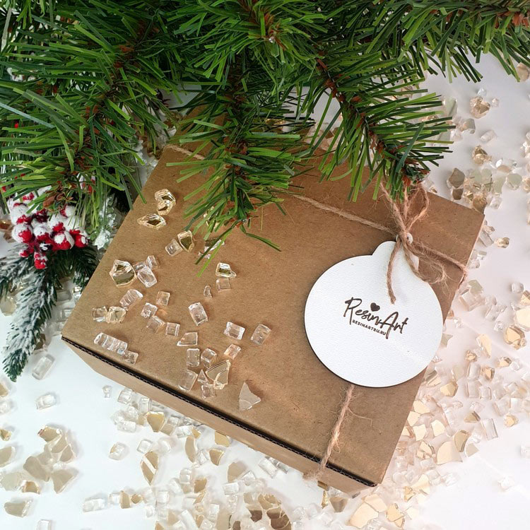 Набор заготовок елочных игрушек для творчества №2, 32 шт., ResinArt — картинка 4