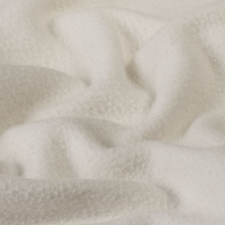 Ткань флис двусторонний, 2 м x 150 см, 240 г/м², цвет: айвори, TBY — картинка 4