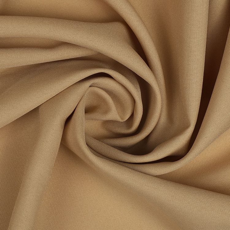 Ткань габардин, 1 м х 150 см, 150 г/м², цвет: бежевый, TBY