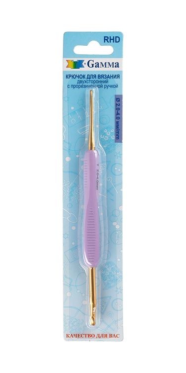 Крючок двухсторонний, металл, 2 - 4 мм, 13,5 см, Gamma — картинка 2