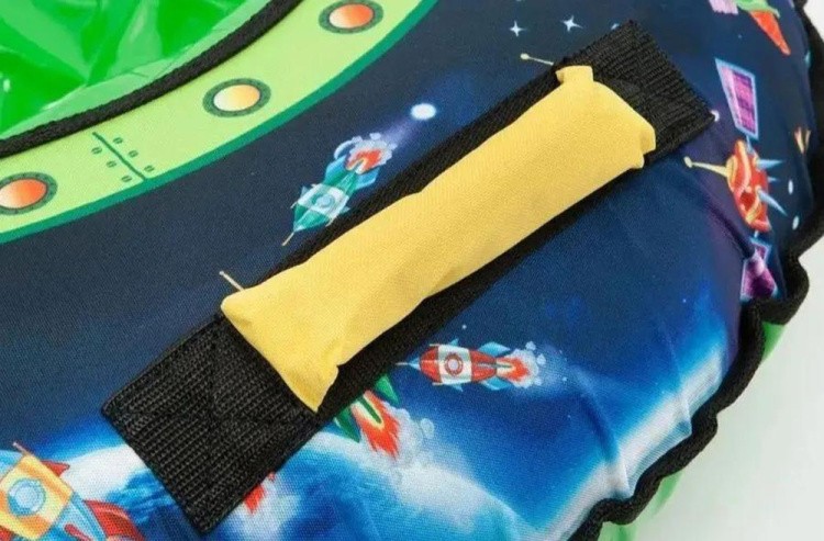 Детская зимняя ватрушка тюбинг для катания 70 см — картинка 10