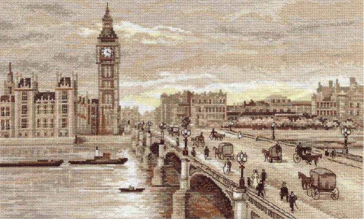 Набор для вышивания «Лондон. Вестминстерский мост»