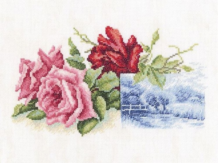 Набор для вышивания «Миниатюра с розами»