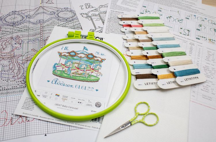 Набор для вышивания «Baby Carousel» — картинка 3