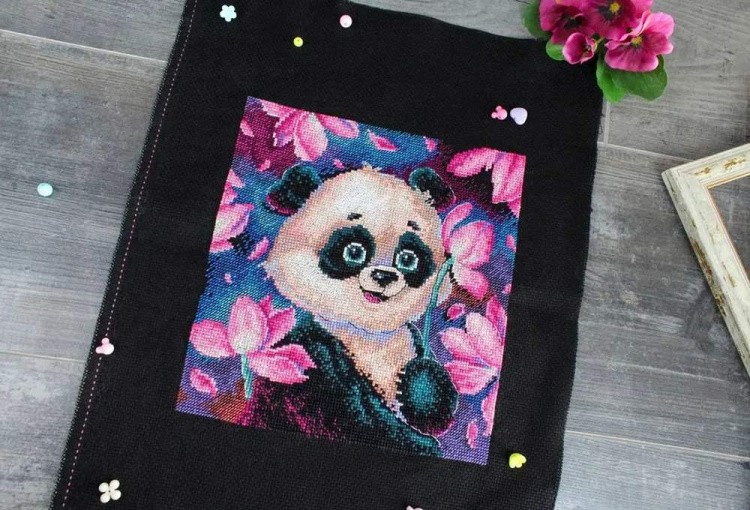Набор для вышивания «Романтичная панда» — картинка 5