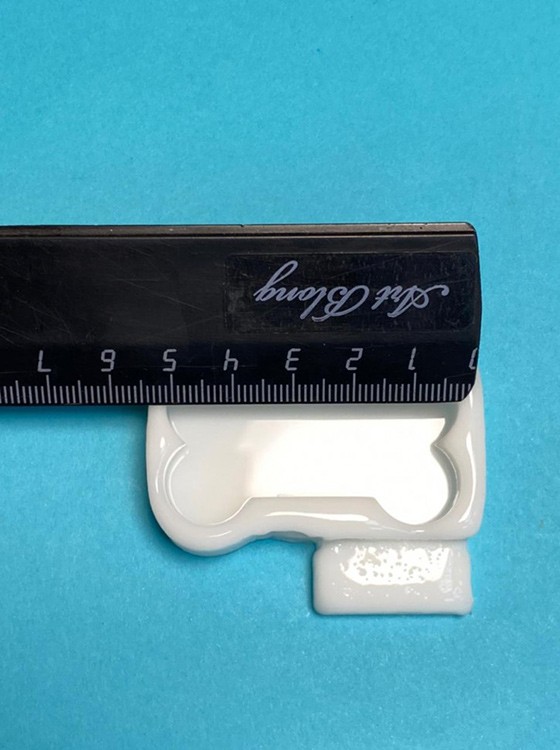 Молд №478 Жетон Кость (5 см), Art Blong — картинка 2