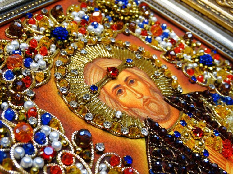 Набор для вышивания хрустальными камнями «Святой Владислав» — картинка 8