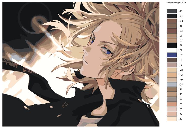 Картина по номерам «Аниме Токийские Мстители: Сано Манджиро 3» — картинка 2