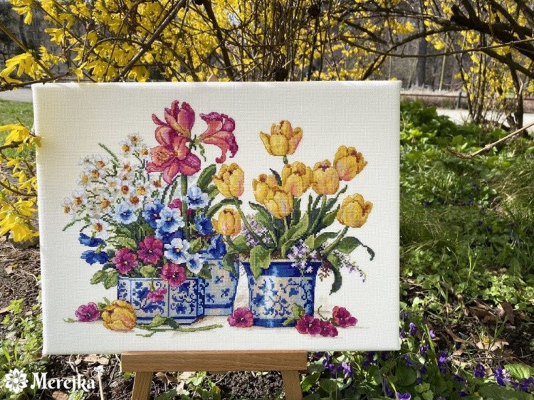 Набор для вышивания «Весенняя композиция» — картинка 2