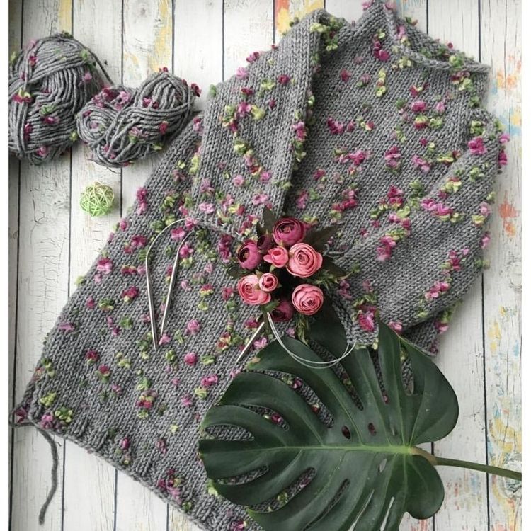 Пряжа ALIZE Flower (5318), фант 30, 5 шт. по 100 г — картинка 3