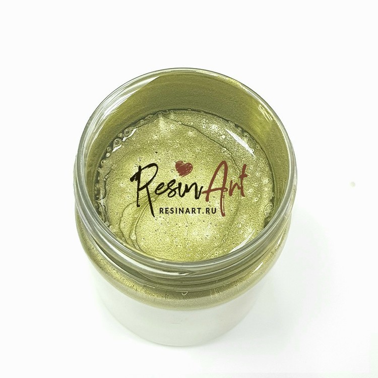 Жидкая поталь - Лимонное золото 40 мл, ResinArt — картинка 2