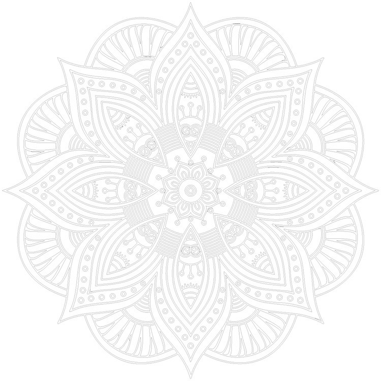 Картина по номерам «Религия, Буддизм: мандала 40x40» — картинка 3