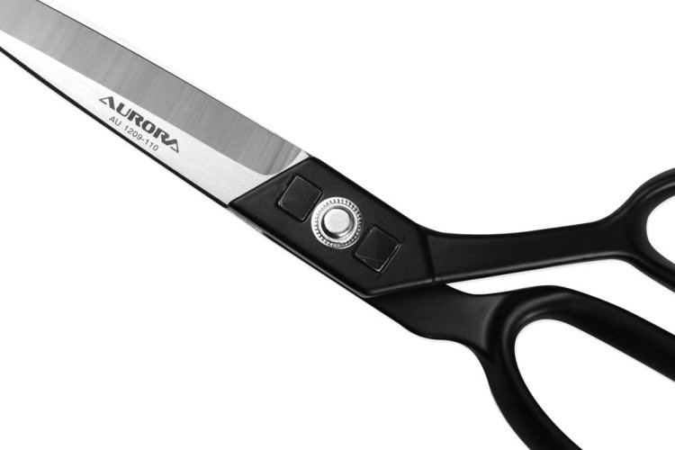 Ножницы профессиональные портновские, облегченные 28 см/4 мм /11", Aurora — картинка 4