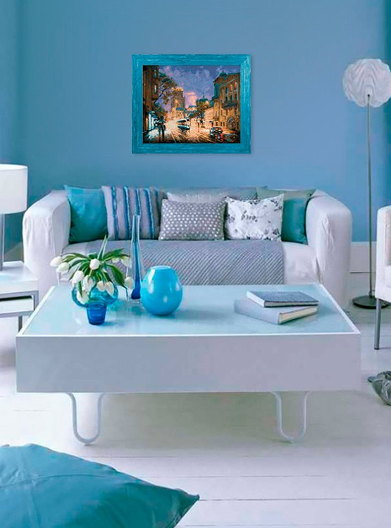 Картина по номерам «Город для двоих» — картинка 9