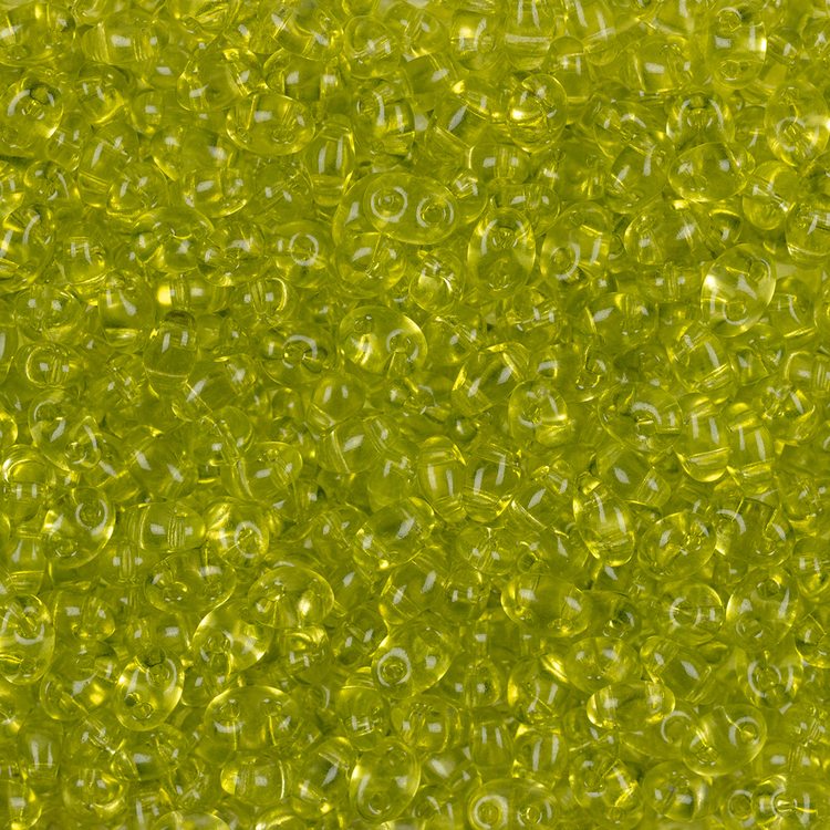 Бисер Чехия TWIN 3, 321-96001, 2,5x5 мм, 500 г, цвет: B5023 салатовый