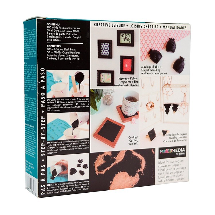 Эпоксидная черная смола Gedeo 150 мл, Pebeo — картинка 2