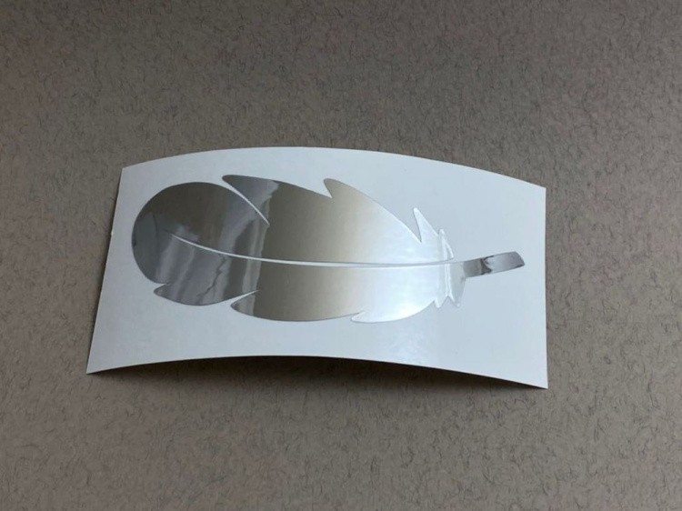 №213 Наклейка (Серебро) Sticker, Art Blong — картинка 2