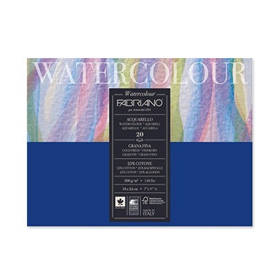 Альбом для акварели «Watercolour» 24х32 см, 12 листов, мелкозернистая