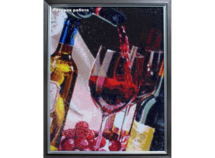 Алмазная вышивка «Бордо» — картинка 2