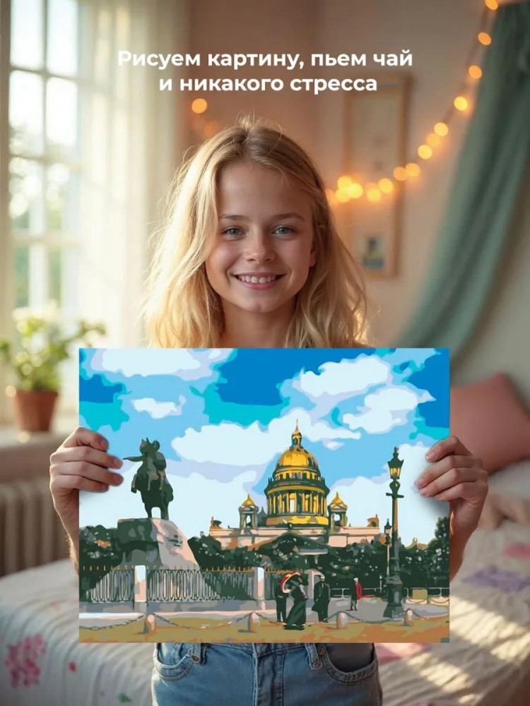 Картина по номерам «Исаакиевский собор» — картинка 7