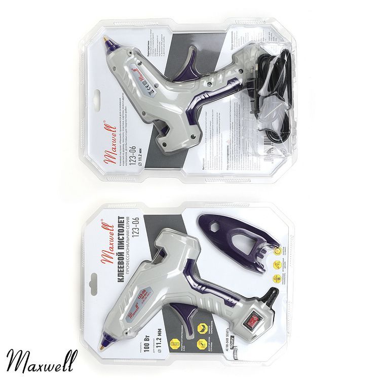 Клеевой пистолет d 11,2 мм, 100W, Maxwell Premium — картинка 4