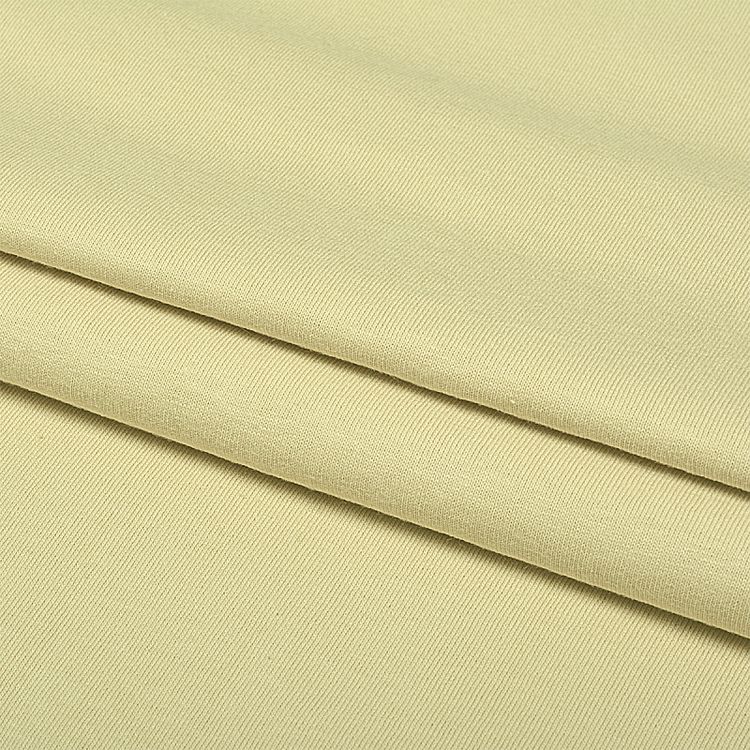 Ткань трикотаж Кулирка хлопок, 6 м, ширина 100+100 см, 145 г/м2, цвет: миндаль, TBY — картинка 2