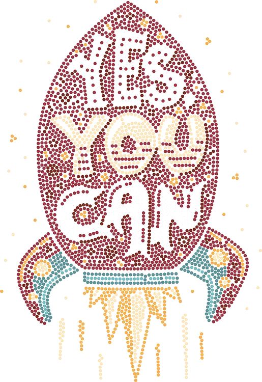 Алмазная вышивка «Ракета» — картинка 2