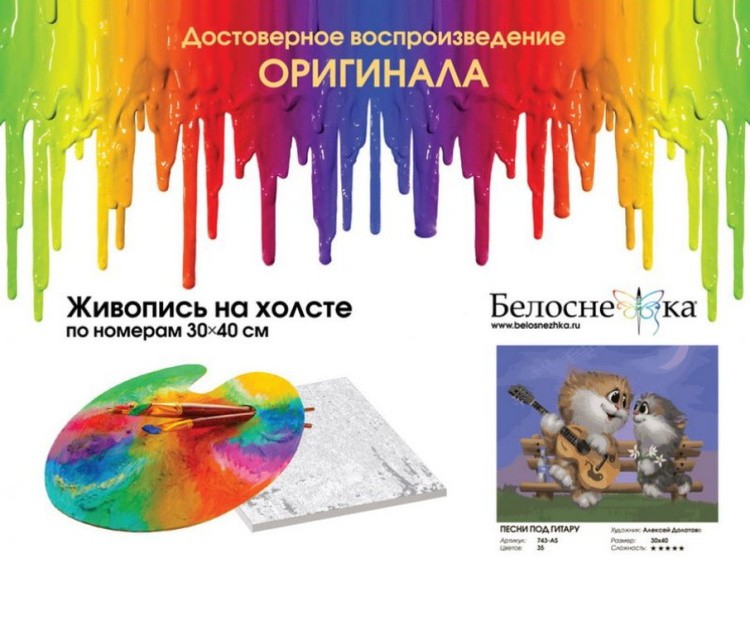 Картина по номерам «Песни под гитару» — картинка 4