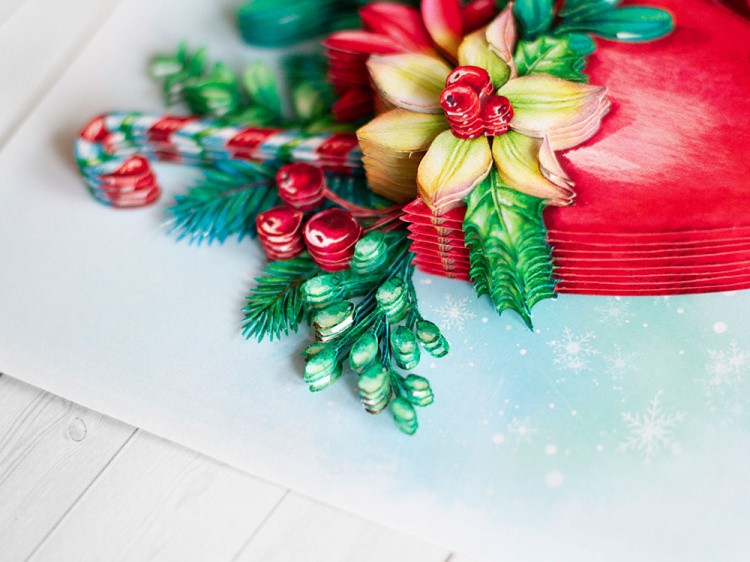 Папертоль «Новогодняя чашечка» — картинка 3