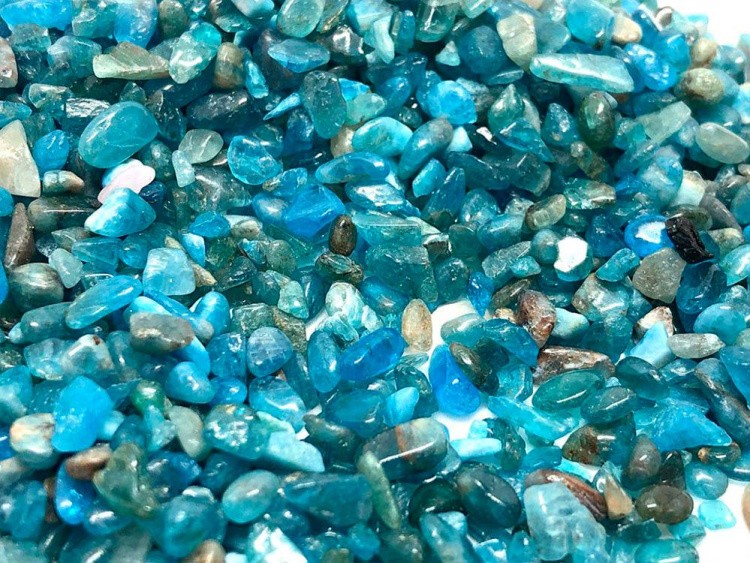 Натуральный камень Апатит лазурный, 100г — картинка 2