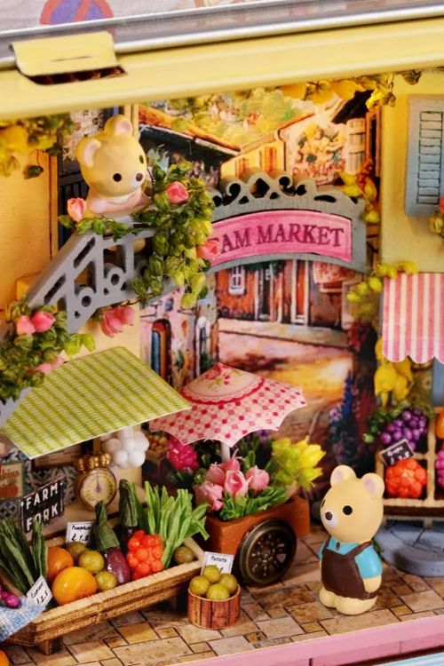 Сборная модель (румбокс) в шкатулке «Счастливый рынок» — картинка 8