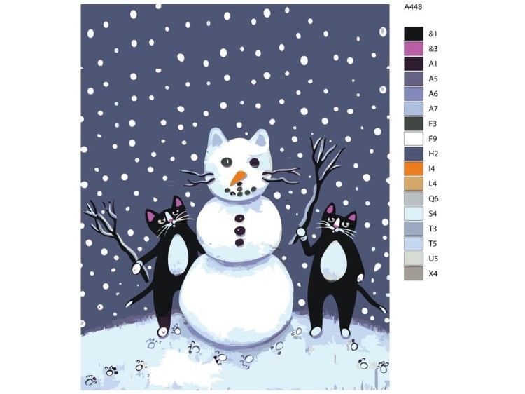 Картина по номерам «Котовик» — картинка 2