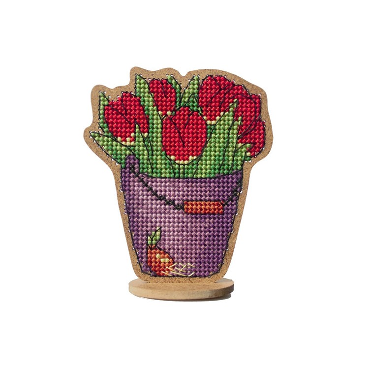 Набор для вышивания сувенира «Тюльпаны»
