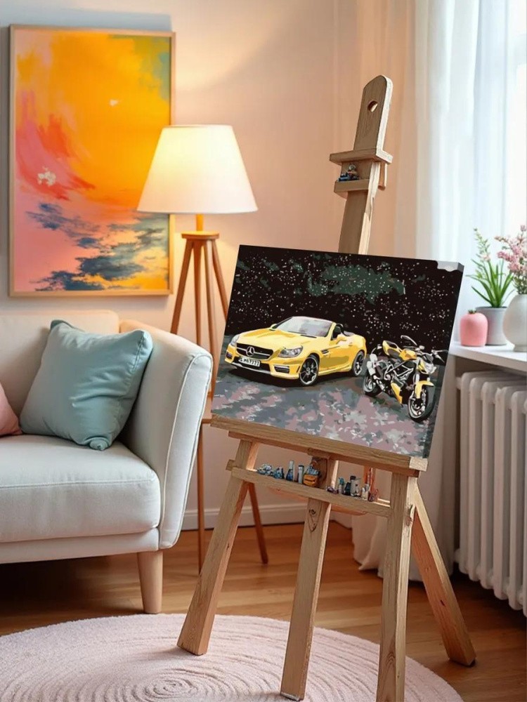 Картина по номерам «Авто и мото» — картинка 10