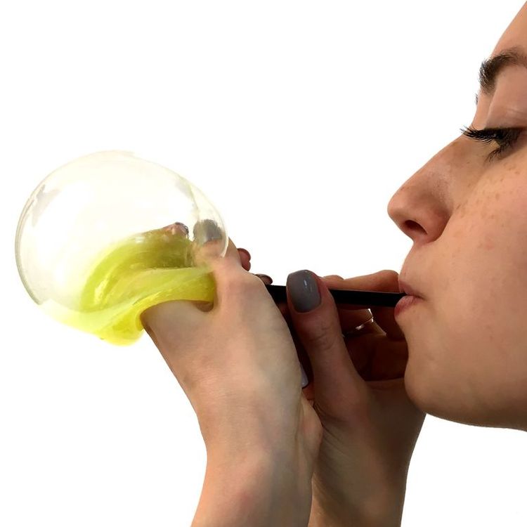 Лизун Slime «Mega», светится в темноте, желтый — картинка 4