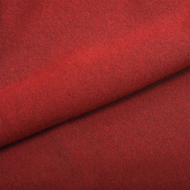 Ткань трикотаж Футер 3х нитка, начес, хлопок, 6 м, ширина 185 см, 320 г/м2, цвет: вишня, TBY — картинка 3