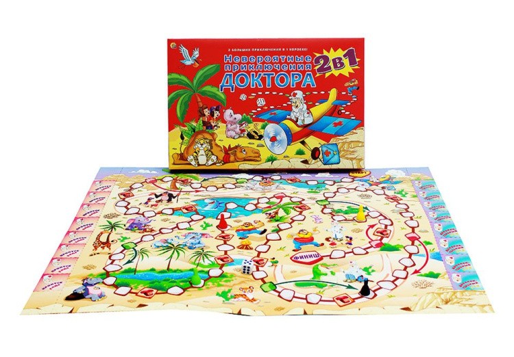 Настольная игра 2 в 1 «Невероятные приключения доктора» — картинка 3