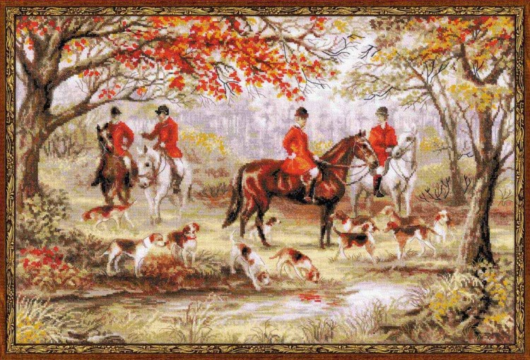 Набор для вышивания «Охота на лис» — картинка 2