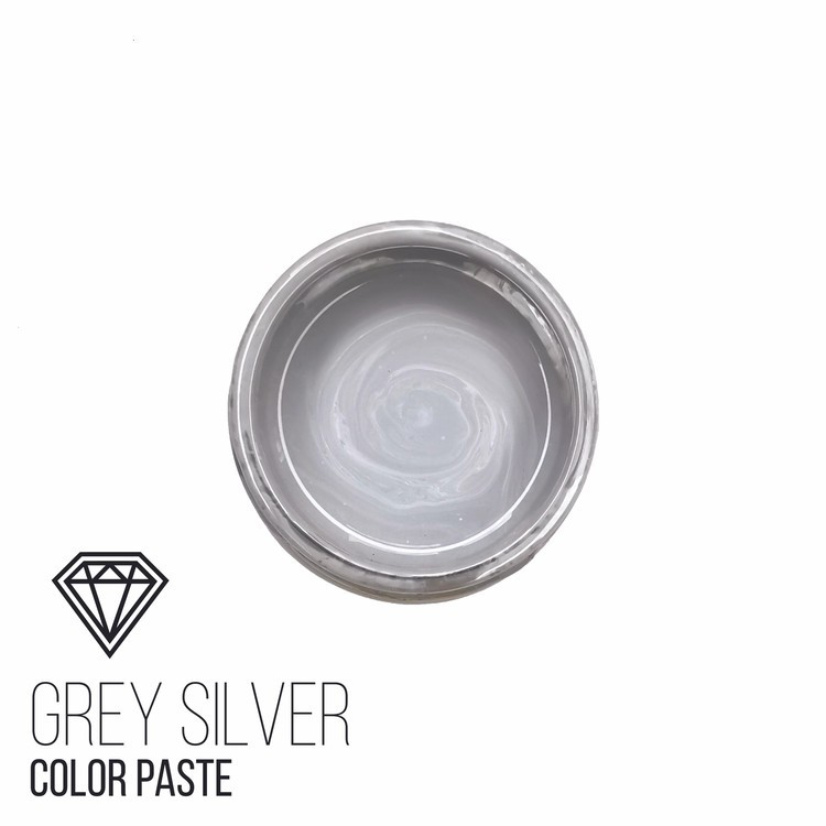 Колеровочная паста Grey Silver, серый серебристый 22 мл