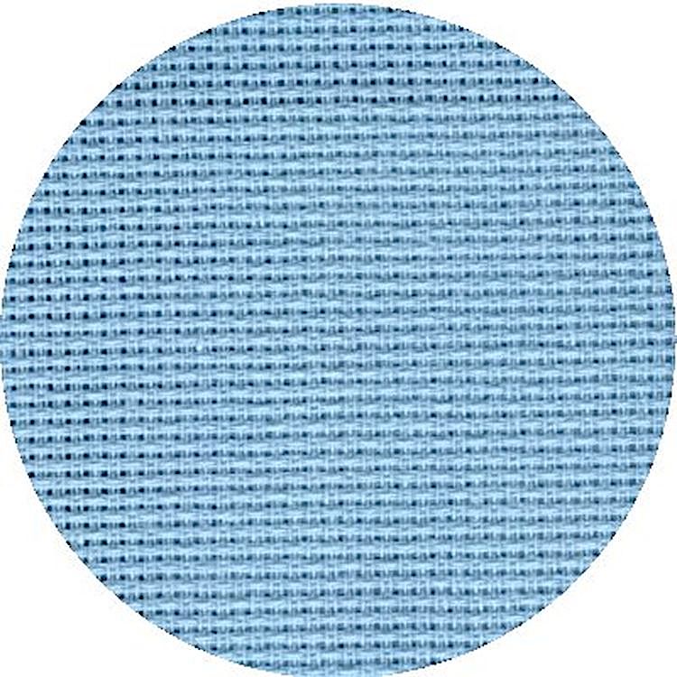 Канва мелкая (10х60кл), 40x50 см, цвет: голубой, TBY