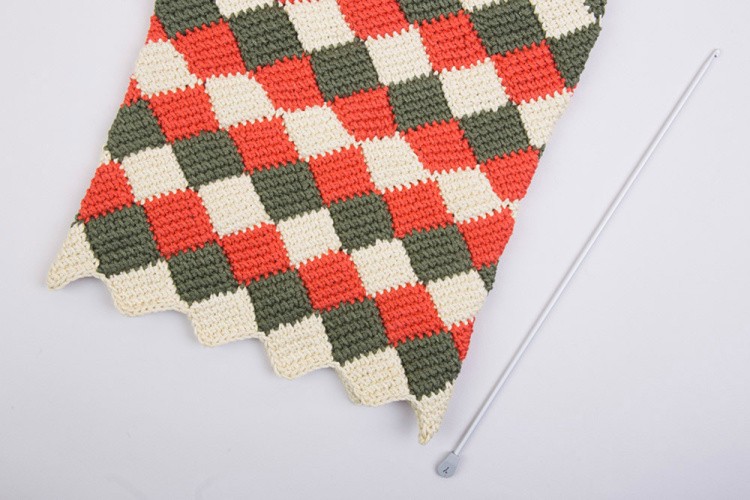 Крючок для тунисского вязания, металл, 4 мм, 36 см, Gamma — картинка 4