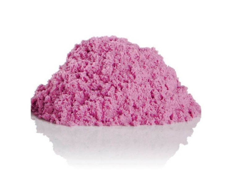 Набор космического песка 6 кг розового цвета (2х3 кг + деревянная песочница) — картинка 2