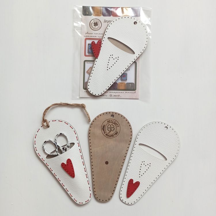 Набор для вышивания «Чехол для ножниц» (сиреневый) — картинка 4