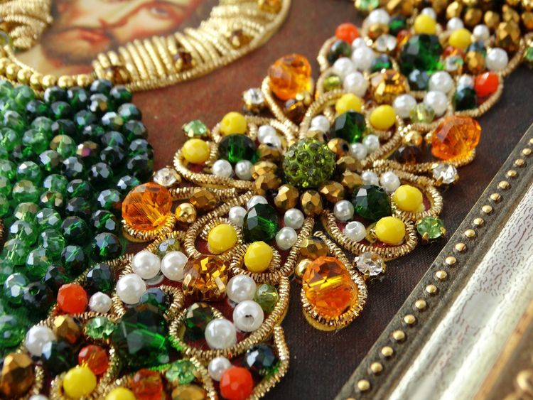 Набор вышивки хрустальными камнями «Святой Евгений» — картинка 6