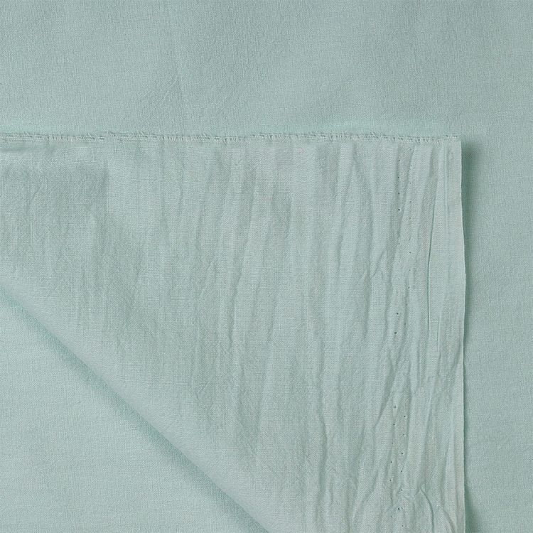 Ткань Хлопок крэш, 5 м х 150 см, 90 г/м², цвет: мятный, TBY — картинка 5