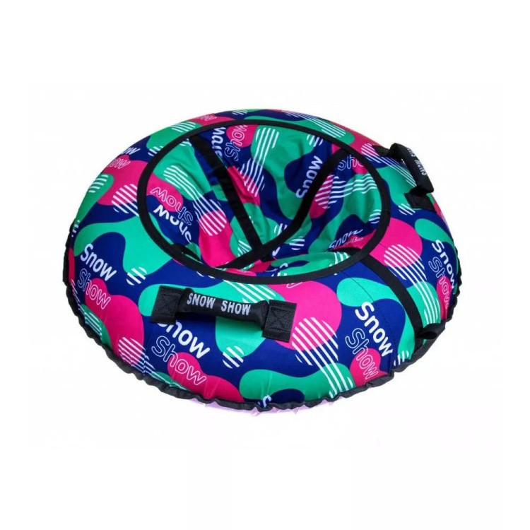 Детская зимняя ватрушка тюбинг для катания 118 см — картинка 4