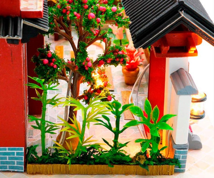 Набор для создания миниатюры (румбокс) «Дом в китайском стиле» — картинка 5