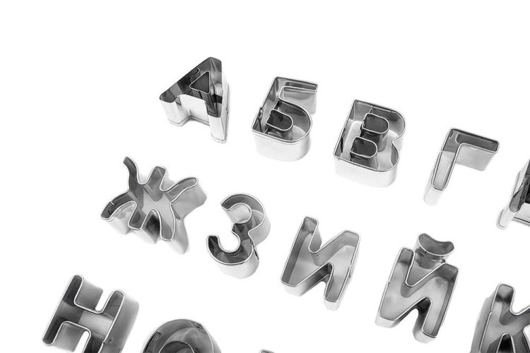 Вырубка металл «Алфавит», 33 шт., S-CHIEF — картинка 3