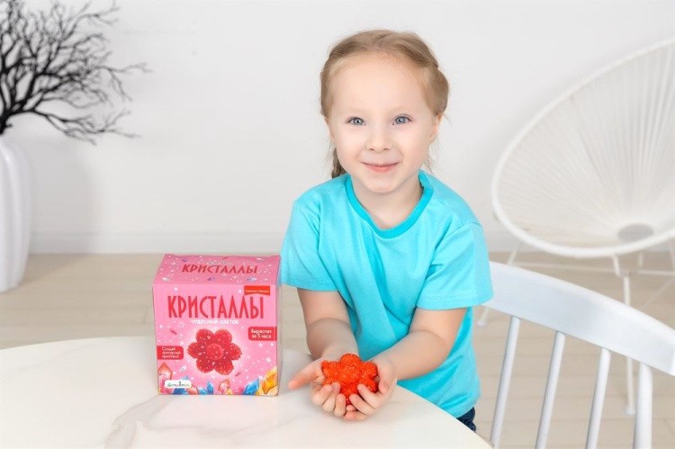 Набор для выращивания кристаллов «Цветок красный», Bumbaram — картинка 9